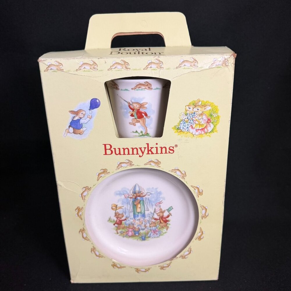 Royal Doulton Bunnykins Children's Dinner Set 3-Piece Mug Bowl & Plate Gift Boxe